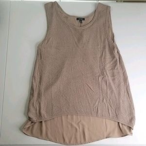 Sweater tank with cute back